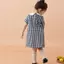 Váy ca rô cổ búp bê phong cách Preppy cho bé gái (90-130)