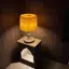 Đèn bàn LED mini cổ điển Đèn ấm áp tỷ lệ 1: 12 Nhà búp bê Phụ kiện để làm cảnh mini DIY