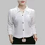 Xuân Thu Mới Cổ Polo Áo Sơ Mi Voan Rời Và Giảm Béo Thời Trang Cho Nữ