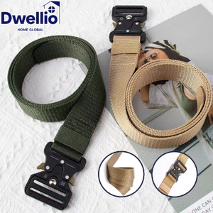 Thắt lưng vải chiến thuật nam,Thiết kế có thể điều chỉnh độ dài, chất liệu nylon thoải mái và bền