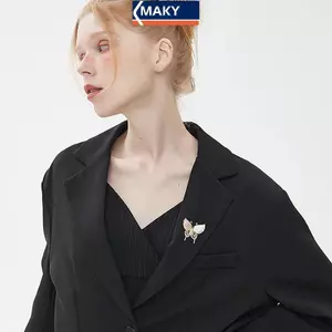 MAKY Oril Siêu Đẹp Pháp Retro Thanh Lịch Bướm Trâm Cài Áo Thanh Lịch Pin Đáng Yêu Tất Cả Trang Trí Nữ VN