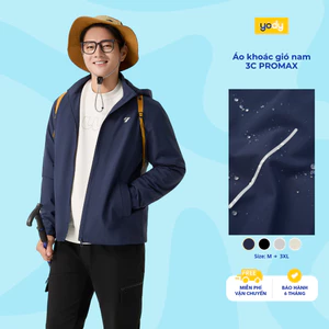 Áo khoác gió nam Yody 3C Promax cản gió cản bụi giữ ấm MCJA25F091