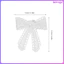 Phụ kiện giày thanh lịch Bowknot Sneaker Charms Hình trang trí kevga