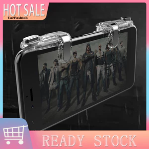 < CarFashion > 1 Cặp Nút Điều Khiển Chơi Game Nhạy Cảm Chống Trầy Xước Điện Thoại Phụ Trợ Đa Năng Cho iPhone