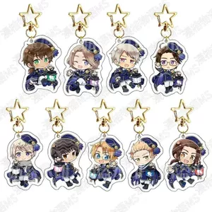 Hetalia Đèn Lồng Móc Khóa Treo Hai Chiều Học Sinh Schoolbag Đồ Trang Trí Quạt Ngoại Vi Quà Tặng Sinh Nhật 7.2