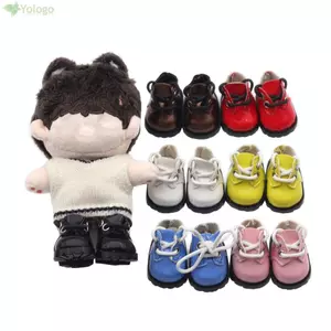 Giày Đồ Chơi YOLOGO, Giày Búp Bê Da Sáng Bóng, Thời Trang 3.8X2.3cm 10cm Búp Bê DIY Dây Đeo Ngón Tay Cotton Búp Bê