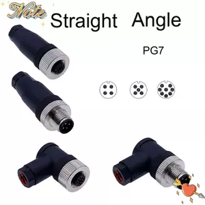 Đầu nối cảm biến NOTE1 M12, Đầu nối 4 5 8 chân M12 Phích cắm hàng không, Đầu nối cảm biến loại Đầu cắm cảm biến Bộ chuyển đổi nguồn chống nước Phích cắm nam & nữ