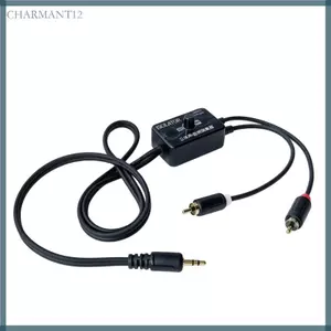Char Corded 3 5Mm đến 2RCA Bộ cách ly thính giác để định tuyến tín hiệu sạch hơn