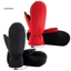 < CarFashion > 1 Cặp Găng Tay Làm Nóng Mùa Đông Lót Sang Trọng Chống Trơn Trượt