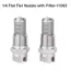 Vòi phun quạt phẳng GE 304 HVV-L 2 chiếc Tiêu thụ nước thấp Thép không gỉ cho máy rửa xe Máy tạo độ ẩm phun sương Xưởng làm sạch VN