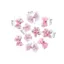Bộ kẹp tóc BRBRAA 10 chiếc, Kẹp tóc hoa tuyn nhiều kích thước, Màu Pastel ngọt ngào Organza Nơ nhẹ Tóc Barrettes cho bé gái