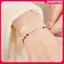 JASMINE Luy Tre Handmade Bện Dây Đỏ Vòng Tay Cho Cặp Đôi Nữ Vòng Tay Có Thể Điều Chỉnh Dành Cho Người Bạn Thân Người Yêu Quà Tặng JASMINE