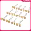 JASMINE 12 Chiếc Khăn Ngọc Trai Thổ Cẩm Pin Khăn Trùm Đầu Khăn Choàng Khăn Choàng Nữ Hồi Giáo Khăn Hijab Kẹp JASMINE