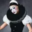 DONOVANQQ Xiếc Chú Hề Cổ Xù, Cổ Xù Cổ Điển Có Thể Tháo Rời, Sang Trọng Retro Cosplay Trang Phục Victoria Phục Hưng Cổ Giả Carnival