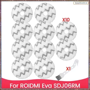 Miếng vải lau nhà cho Eva. SDJ06RM Robot Hút Bụi Cây Lau Nhà Phụ Kiện Phụ Kiện Dự Phòng