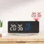 Đồng hồ báo thức kỹ thuật số DONOVANQQ, Đồng hồ báo thức chiếu đa chức năng tiện lợi, Đồng hồ hiển thị nhiệt độ hiện đại Đồng hồ LED hiển thị độ ẩm tại nhà