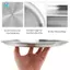Bộ 2 Chảo Pizza 10 Inch, Khay Nướng Bánh Tròn Pizza Inox, Chảo Nướng giòn để Phục Vụ Nướng Bánh,