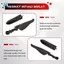 Đen Xe Đạp Leo Núi Xe Đạp Đường Lốp Phía Trước Phía Sau Chắn Bùn Bộ Bảo Vệ Bùn Cá Bay Lớn