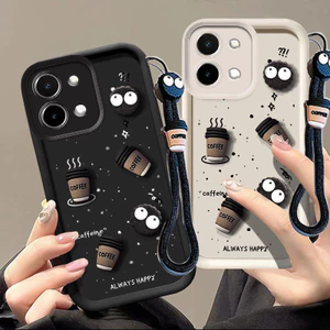 Ốp lưng vivo y28 4g Thiết kế cốc 3D Vỏ điện thoại di động TPU bền