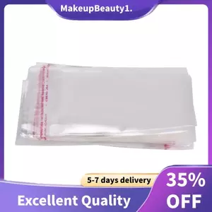 200 Túi nhựa bóc vỏ và niêm phong tự dính trong suốt 7cm x 13cm cho các vật nhỏ, đồ trang sức, nghệ thuật và đồ thủ công Bao bì trưng bày