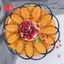 Giỏ Bện Nhựa 7 inch Trái Cây Rau Bánh Quy Hộp Đựng Đen & Cam