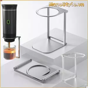 Giá đỡ máy pha cà phê MONOSTYLE, Giá đỡ bộ lọc nhỏ giọt di động bằng hợp kim nhôm, Giá đỡ chắc chắn bền bỉ có thể gập lại