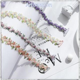 ARTISANU - Dây Đeo Vai & Áo Ngực Hoa, Chống Trơn Trượt và Co Dãn, Phù Hợp Cho Tiệc Cưới