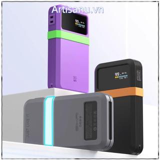 ARTISANU Bảo vệ, Silicone màu trơn mềm, Vỏ bảo vệ chống bụi di động cho CUKTECH 15 Power Bank Air 15000 100W Du lịch