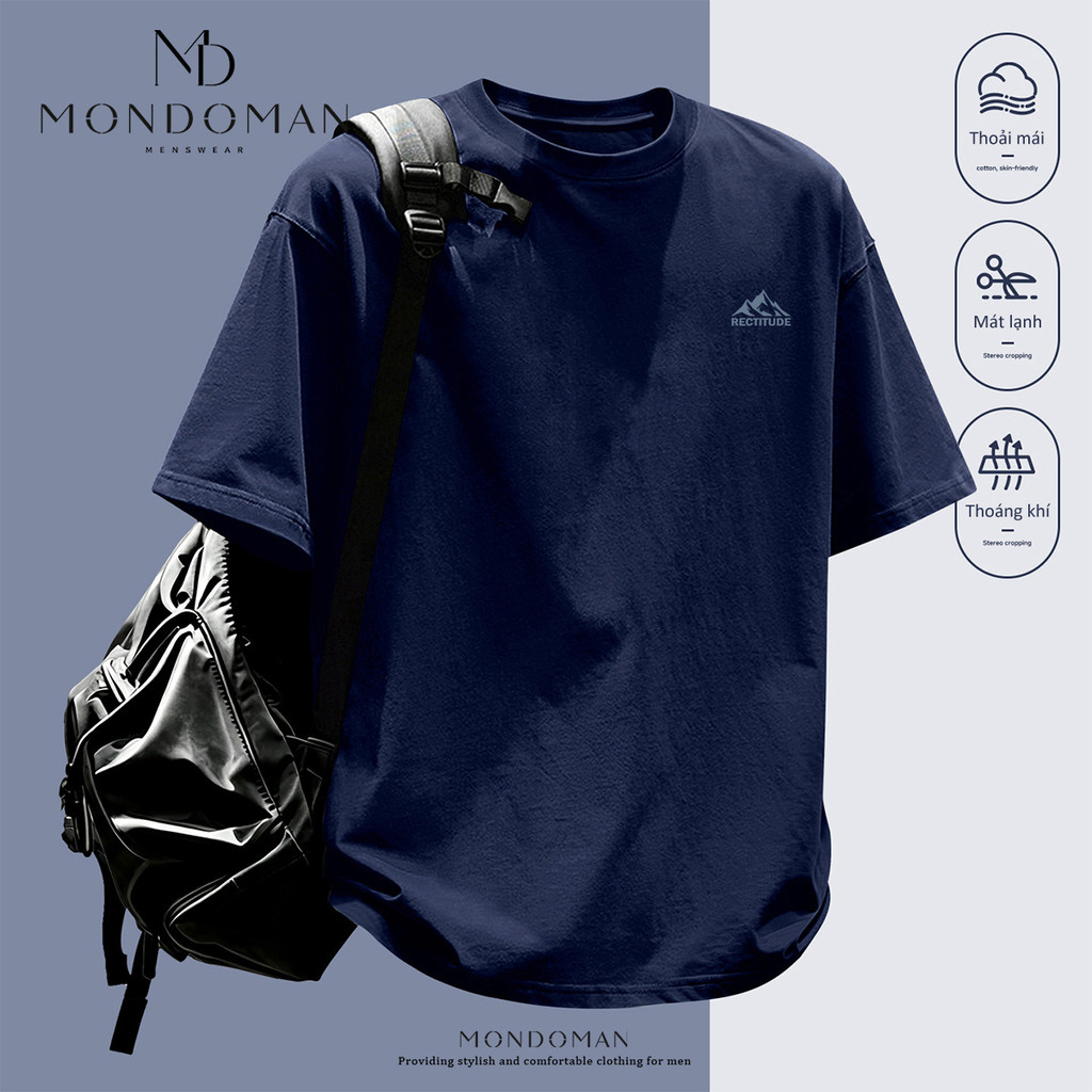 MONDOMAN áo thun nam du lịch khô nhanh nhẹ gọn dễ mang theo đi chơi mùa hè (NNSTX)