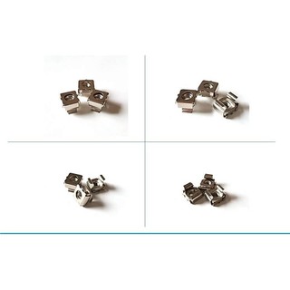 (Thép mạ niken)20 cái M4-M12 ecu cài, tán cài M4,M5,M6,M8,M10,M12 mạ niken