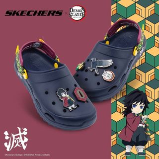 Giày Clog Nam Skechers Demon Slayer Foamies Surge - 802032-NVY