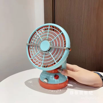 Quạt muối biển rất cổ điển.!Quạt mini sáng tạo mới dùng trong nhà, để bàn, có thể gấp gọn, treo được, dễ mang theo.