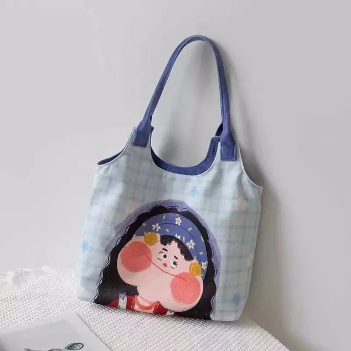 túi tote to túi tote có khóa kéo 2025 Phong Cách Mới Dung Tích Lớn Túi Vest Làm Việc Đi Lại Di Động Túi Đeo Vai Sinh Viên Mùa Hè Túi Tote X – 7