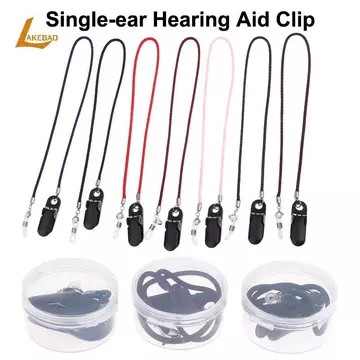 [LAKEBAO] 1 Cái Kẹp trợ thính đa chức năng Kẹp trợ thính Phụ kiện ngăn ngừa mất dây treo di động Dây cố định máy trợ thính [MỚI]