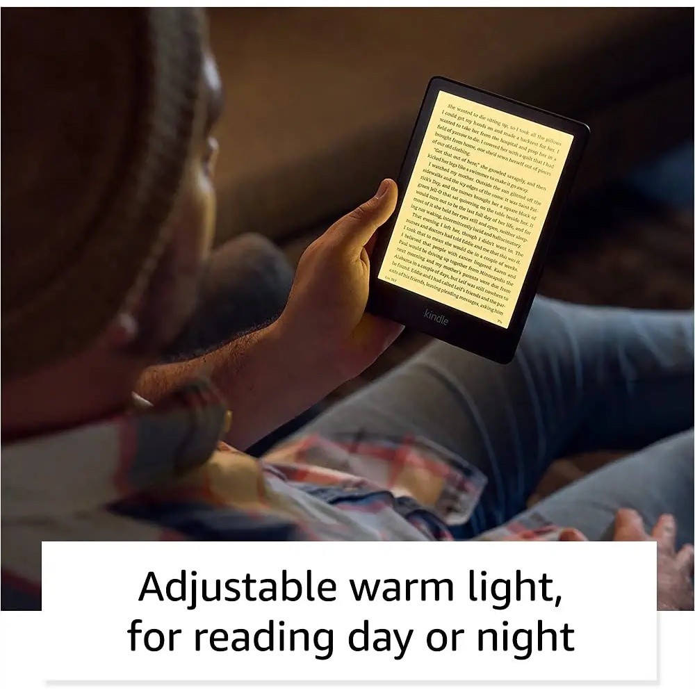 Máy đọc sách Kindle Paperwhite 5 (Tặng bao da hoặc ốp lưng) 6.8 inch chống nước đèn vàng - 11th Gen PPW5 | BigBuy360 - bigbuy360.vn