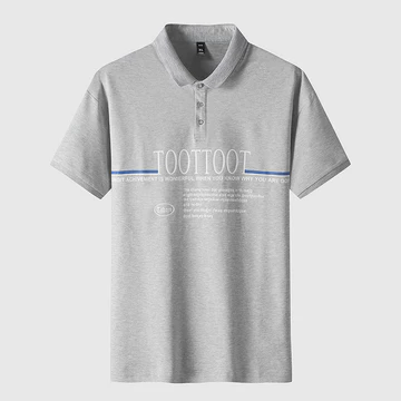 Áo thun mùa hè 2021 Phong cách mới Áo polo ngắn tay Áo thun nam Áo sơ mi cổ áo nửa tay Áo thun Cotton nguyên chất Áo thun nam hợp thời trang