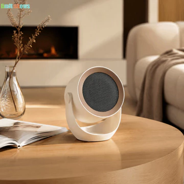 GIỚI HẠN SHOW Máy sưởi không gian, Máy sưởi điện cầm tay Mini có thể điều chỉnh 2 tốc độ, Máy tính để bàn công suất cao Tiếng ồn thấp Máy sưởi di động có thể gắn tường Ký túc xá