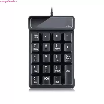 Bàn phím số không dây ZORVEX 2.4G, Bàn phím có dây cảm giác cơ học Bàn phím nhỏ Bluetooth, 19 phím chống nước Bàn phím số Mini USB cầm tay