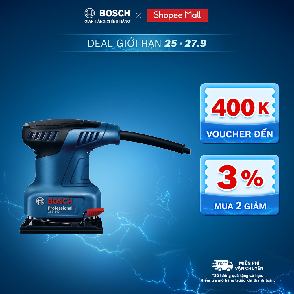 Máy chà nhám rung Bosch GSS 140
