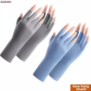 Găng tay vẽ móng tay HABITATCO, Găng tay chống nắng đèn Led bảo vệ tia cực tím móng tay, Phụ kiện chống tia cực tím chống bức xạ Bảo vệ da ngón tay Găng tay nghệ thuật nâng cao món