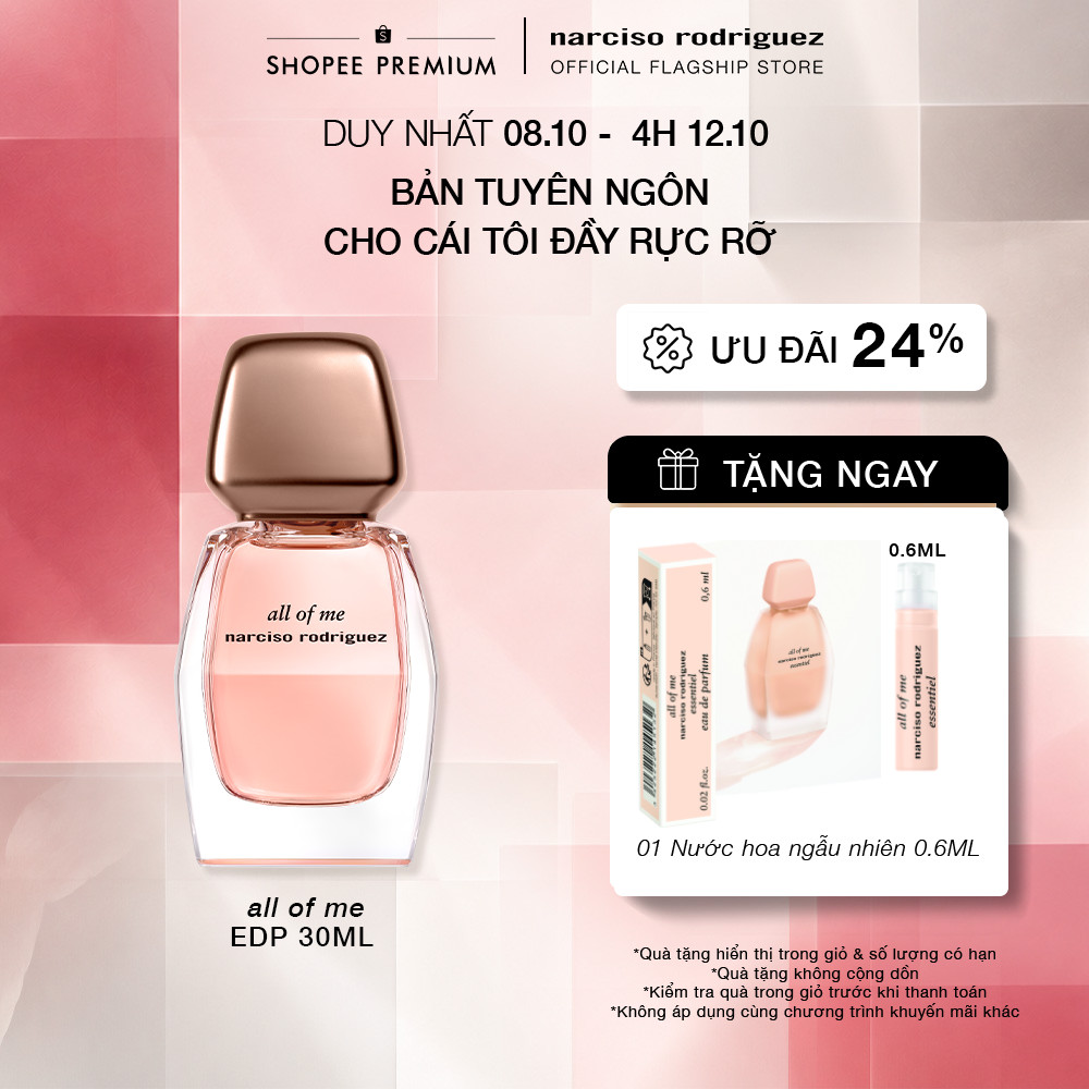 Nước hoa Narciso Rodriguez All Of Me Eau De Parfum 30ml