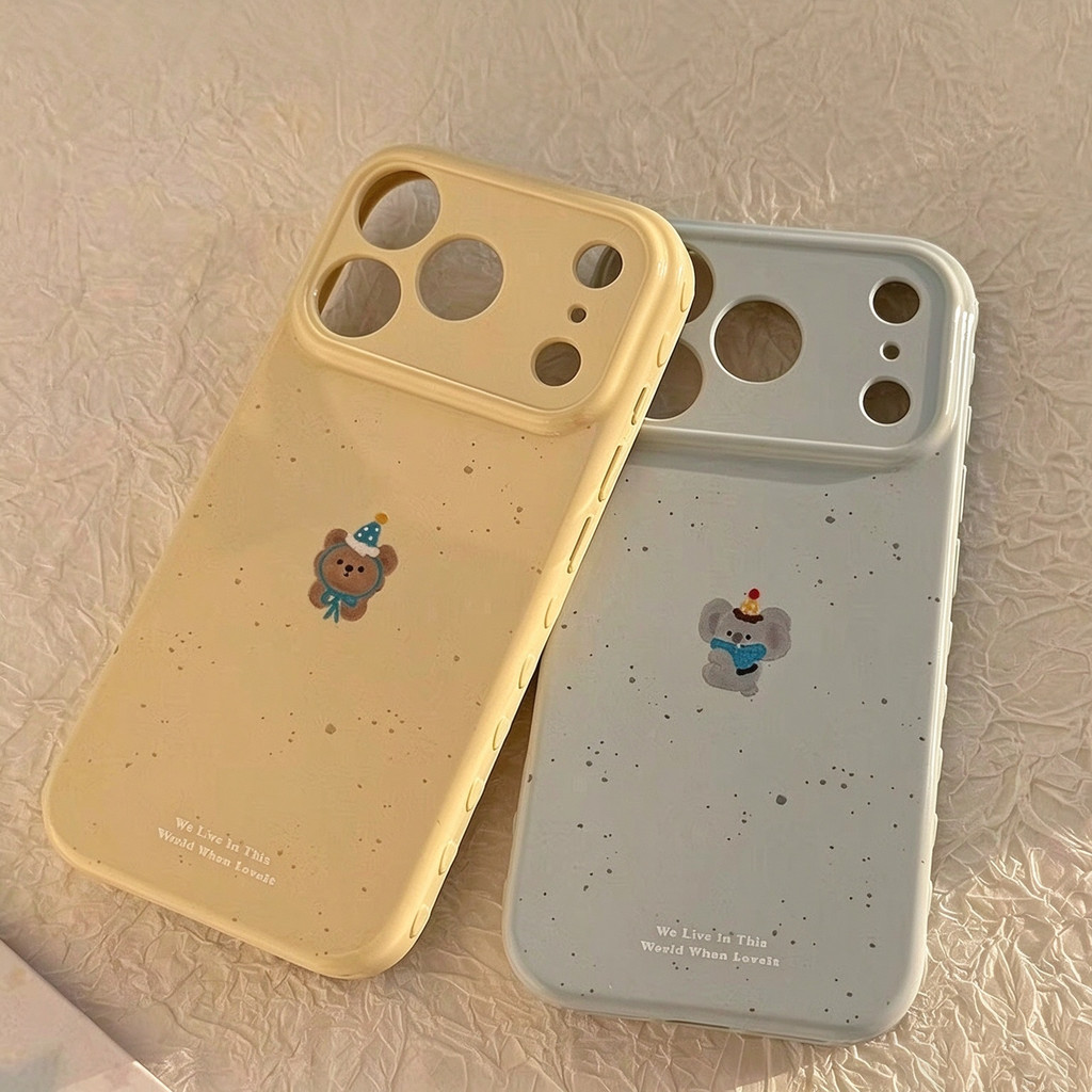 Side 3D Heart Macaron Color Phone Case for IPhone 17 16 15 14 13 12 ...
