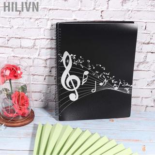 Hilivn Tập Tin Nhạc Bền Đẹp Thư Mục A4 Phụ Kiện Âm Nhạc Cho Đàn Guitar Học Sinh Piano Sử Dụng