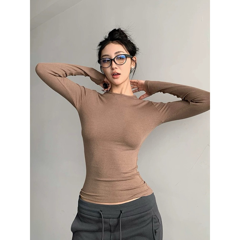 [10 MÀU] Áo thun giữ nhiệt dài tay siêu co giãn chất cotton mịn dày dặn Justdun A8 Samsu.clothing_saigon