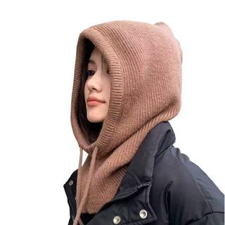 Mũ quàng cổ Balaclava dệt kim nữ - Ấm áp cho mùa thu đông