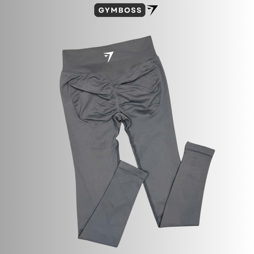 Quần Legging Tập Gym,Yoga Cạp 7cm,Dễ Mặc,Tôn Form,Chống Vắn,Chất Liệu Dệt Kim 10% Elast Dày Dặn GB260