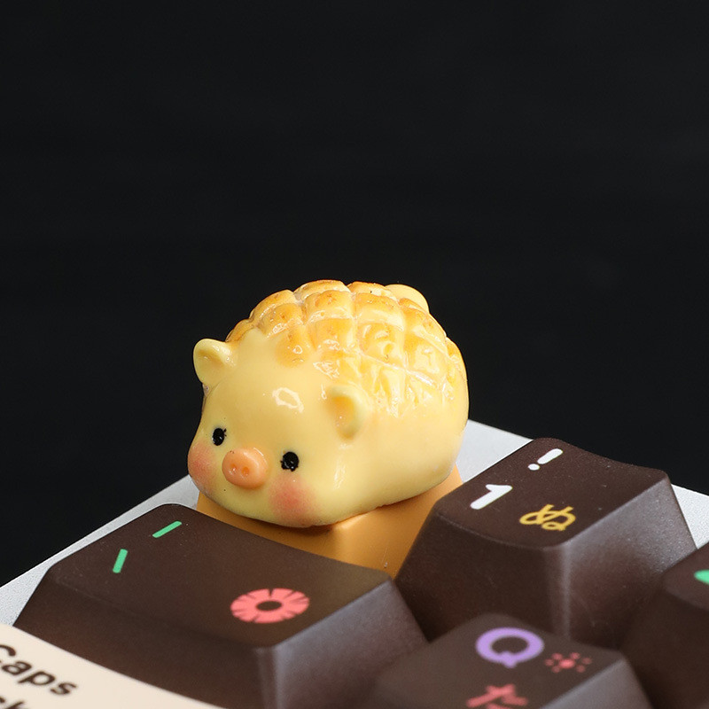 Keycap Artisan Nhím Hồng 3D | KCAP - World of keycaps