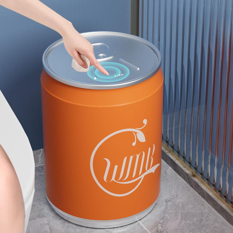 Thùng Rác Coke Dung Tích 13L Home, Hộp Đựng Rác Nhỏ Gọn Có Nắp Ấn, Cho Phòng Khách, Phòng Tắm, Ô Tô