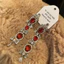 Thời Trang Hàn Quốc Tinh Tế Phong Cách Dài Tính Khí Bông Tai Zircon Sang Trọng Bán Buôn