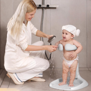 【BabyJoy】Ghế Tắm Đứng Cho Bé,Ghế tắm đa năng cho bé,Chống Trượt 360°, Điều Chỉnh Cao Linh Hoạt,Dùng tắm gội, thay bỉm